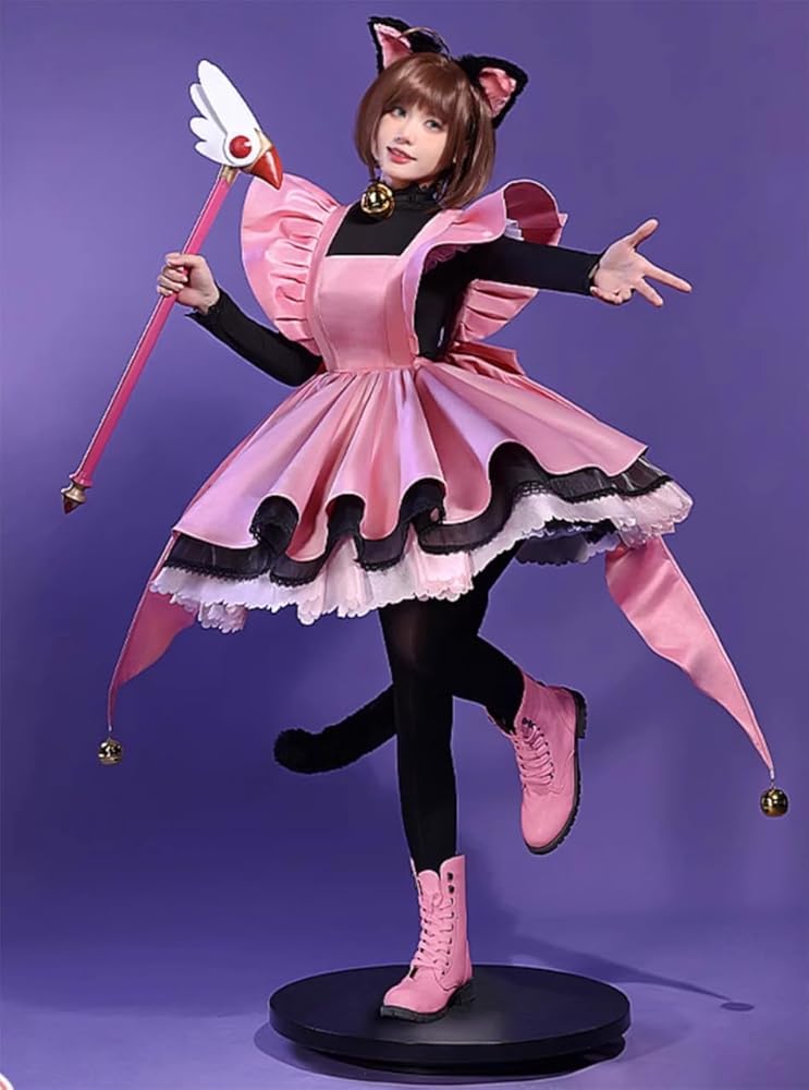 Amazon.co.jp: [DOZZZY] 耳+尻尾+背中の大きなリボン付き カード